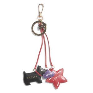 RADLEY LONDON Black Leather Macys Parade Bag Charm